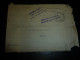 ENVELOPPE AU DEPART DE MEKNES 2-11-1942 - CACHET COURRIER RECUPERE DANS UN NAVIRE COULE -COURRIER EN FRANCHISE...(20/09) - Lettere Accidentate