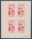 BLOC NON-DENTELÉ NEUF ** De 4 VIGNETTES EXPOSITION PHILATÉLIQUE DU BERRY DE 1936 A COEUR VAILLANT RIEN D'IMPOSSIBLE - Briefmarkenmessen