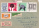 HISTORICAL DOCUMENTS  REGISTRED COVERS NICE FRANCHINK 1964  POLAD TO ROMANIA - Storia Postale