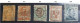Italia 1879 Fino 1906 - 5 Francobolli Usati / 1879 à 1906 - 5 Timbres Oblitérés - Used