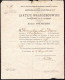 Lettre Du 13 Aout 1875  SWEVEGHEM ( Zwevegem )  Vers AVELGHEM - Belastingdienst ZWEVEGEM Waarschuwing - Otros & Sin Clasificación