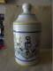 VIEUX POT A PHARMACIE APOTHICAIRE PORCELAINE SEL DE LA SAGESSE 20 Cm - Other & Unclassified