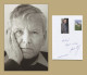 Amos Oz (1939-2018) - Israeli Writer - Rare Signed Card + Photo - 2013 - Scrittori