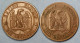 France • 10 Centimes • Lot 2x • 1861 K • 1862 K • [24-360] - 10 Centimes