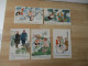 LOT DE 21 CARTE ILLUSTRATEUR SERIE HUMORISTIQUE FEMME  HUMOUR - Contemporain (à Partir De 1950)