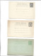 TUNISIE TUNISIA TUNIS - LOT OF 3 UNUSED POSTAL STATIONERY ENTIER - Lettres & Documents