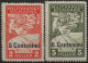 OAEX1-2N - 1918 Occup. Austriaca / Friuli-Veneto, Sass. Nr. 1/2, Serie Cpl. Di 2 Espressi Nuovi Senza Linguella **/ - Udine