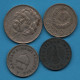 LOT MONNAIES 4 COINS : HUNGARY - BRASIL - DEUTSCHES REICH - Vrac - Monnaies