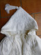 Manteau De Baptême Hiver Avec Capuche ( Burnous ) Années 1950 - Finement Brodé - 7 Scans - Bautizo
