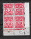 FRANCE 1957 F.M   N° 12**  12.4.57 COIN DATE GOMME D'ORIGINE SANS CHARNIÈRE  NEUF TTB      2 SCANS - 1950-1959
