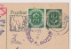 Germany Bundes 1953 Stationery Card, Ganzsache 10+10pf. Posthorn, Elephant Cachet Sent To Sofia-Bulgaria (66802) - Postales - Usados