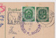 Germany Bundes 1953 Stationery Card, Ganzsache 10+10pf. Posthorn, Elephant Cachet Sent To Sofia-Bulgaria (66802) - Postkaarten - Gebruikt