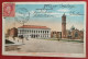 Carte Postale Diffusée 1919 - United States - Compley Sq. Showing Public Library & New Old South Church, Boston, MASS - Boston