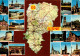 N°41999 Z -cpsm Carte Géographique Aisne - Carte Geografiche