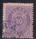 Island Mi.Nr. 10Ab Ziffer Mit Krone Im Oval, Gestempelt  - Sonstige & Ohne Zuordnung