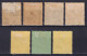 Antigua. 1921-22  Y&T. 41, 44, 45, 46, 50, 51, 54, MH. - 1858-1960 Kronenkolonie