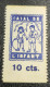 VIÑETA POLÍTICA REPUBLICANA. EDIFIL 3038 (*). 10 CTS AZUL CASA DE L' INFANT. - Spanish Civil War Labels