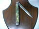 Delcampe - SWINGUARD-Frank Beltrame -italian Stiletto- 28cm - Impugnatura Di Abalone , Dagger - Modello FB 550/96D - Armes Blanches