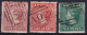 Antigua. 1863  Y&T. 2, 2A, 3, - 1858-1960 Kronenkolonie