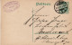 GERMANY 1914 POSTCARD MiNr P 96 SENT FROM LAUBACH / LUBAŃ / - Briefe U. Dokumente