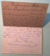 Chile 1897 VALPARAISO CONDUCCION GRATUITA 2c Postal Stationery Letter Card (entier Postal - Chile