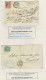 TP 19-30 S/Feuille Explicative LAC&LSC  Obl BXL (Luxembourg) 20/2/71 - 18/8/71 > France & Turnhout Dont S.A Papeteries - Postmarks - Points