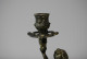 C203 Magnifique Chandelier - 1 Bras - Angelot - France - Bronze - Candeleros, Candelabros Y Palmatorias