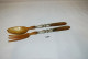 C203 Ancien Couvert A Salade - Corne_couvert De Table - Spoons