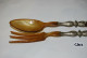 C203 Ancien Couvert A Salade - Corne_couvert De Table - Spoons