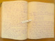 Delcampe - ● LUSIGNAN Vieux Cahier Manuscrit De RHETORIQUE D'un élève 47 Pages écrites Cf Photos - Belle écriture - Vienne 86 - Manuskripte