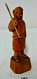 C203 Ancienne Statue En Bois Travaillée - Holz