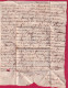 LETTRE DE 1663 AVEC MENTION PORT DU POUR NAGERS MAINE ET LOIRE A IDENTIFIER LETTRE - ....-1700: Précurseurs