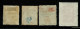 Ref 1639 - Jamaica - 4 Used Stamps Inc. Wat Stamp Overprints - Red X Fund - May Pen Cancel - Jamaica (...-1961)