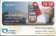 Saudi Arabia - Mobily - Phone (Red Reverse), GSM Refill 10SR, Used - Saudi-Arabien