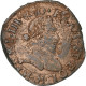 France, Henri III, Double Tournois, 1586, La Rochelle, Cuivre, TB+, Gadoury:455 - 1574-1589 Enrique III