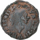 France, Henri III, Double Tournois, 1584, Nantes, Cuivre, TB+, Gadoury:455 - 1574-1589 Enrico III