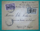10C + 40C MARTINIQUE TARIF 50C LETTRE FORT DE FRANCE POUR TERRITOIRE ININI CAYENNE GUYANE FRANCAISE 1937 COVER FRANCE - Cartas & Documentos