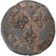 France, Henri III, Double Tournois, Bourges, Cuivre, TB, Gadoury:455 - 1574-1589 Heinrich III.