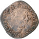 France, Henri III, Double Tournois, 1579, La Rochelle, Cuivre, TB, Gadoury:455 - 1574-1589 Henri III