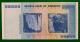 Zimbabwe / 100 Trillion Dollars 2008 P. 91 / 100 % UNC Original AA Serie / Top Price ++ Highest Denomination World +++++ - Simbabwe