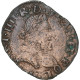 France, Henri III, Double Tournois, 1586, La Rochelle, Cuivre, TTB, Gadoury:455 - 1574-1589 Henry III