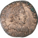 France, Henri III, Double Tournois, 1586, La Rochelle, Cuivre, TTB, Gadoury:455 - 1574-1589 Henry III