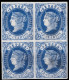 ESPAGNE/ESPAÑA 1862 Ed.59 12cu Azul/rosa Bloque De 4 - Nuevo ** (c.220€++) - Unused Stamps