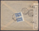 Grèce - L. "Hally Brothers Bank" Recommandée Affr. 2x 25L (au Dos) Càpt MITYLENE /23 MAP 1919 Pour PARIS - Cachets Et Ba - Covers & Documents