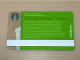 Singapore STARBUCKS Coffee Gift Card, Set Of 1 Used Card - Singapur