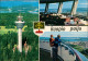 Postcard Kuopio 3 Bild Kuopio Puijo Fernsehturm 1975 - Finnland