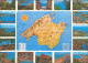 Mallorca Mallorca (Allgemein) Mehrbildkarte Mit Insel Landkarte (Map) 1970 - Altri & Non Classificati