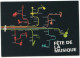 Carte Postale STIF Métro De Paris RATP / SNCF - Train - Tramway "Fête De La Musique, Des Transports Toute La Nuit" - Other & Unclassified