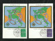 FDC 4 Cartes Maximum Premier Jour Cachet Paris Et Strasbourg 19/9/1959 N°1218 /19 Europa 1959  B/TB Voir Scans  ! ! ! - 1950-1959
