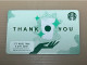 Singapore STARBUCKS Coffee Gift Card, Set Of 1 Used Card - Singapur